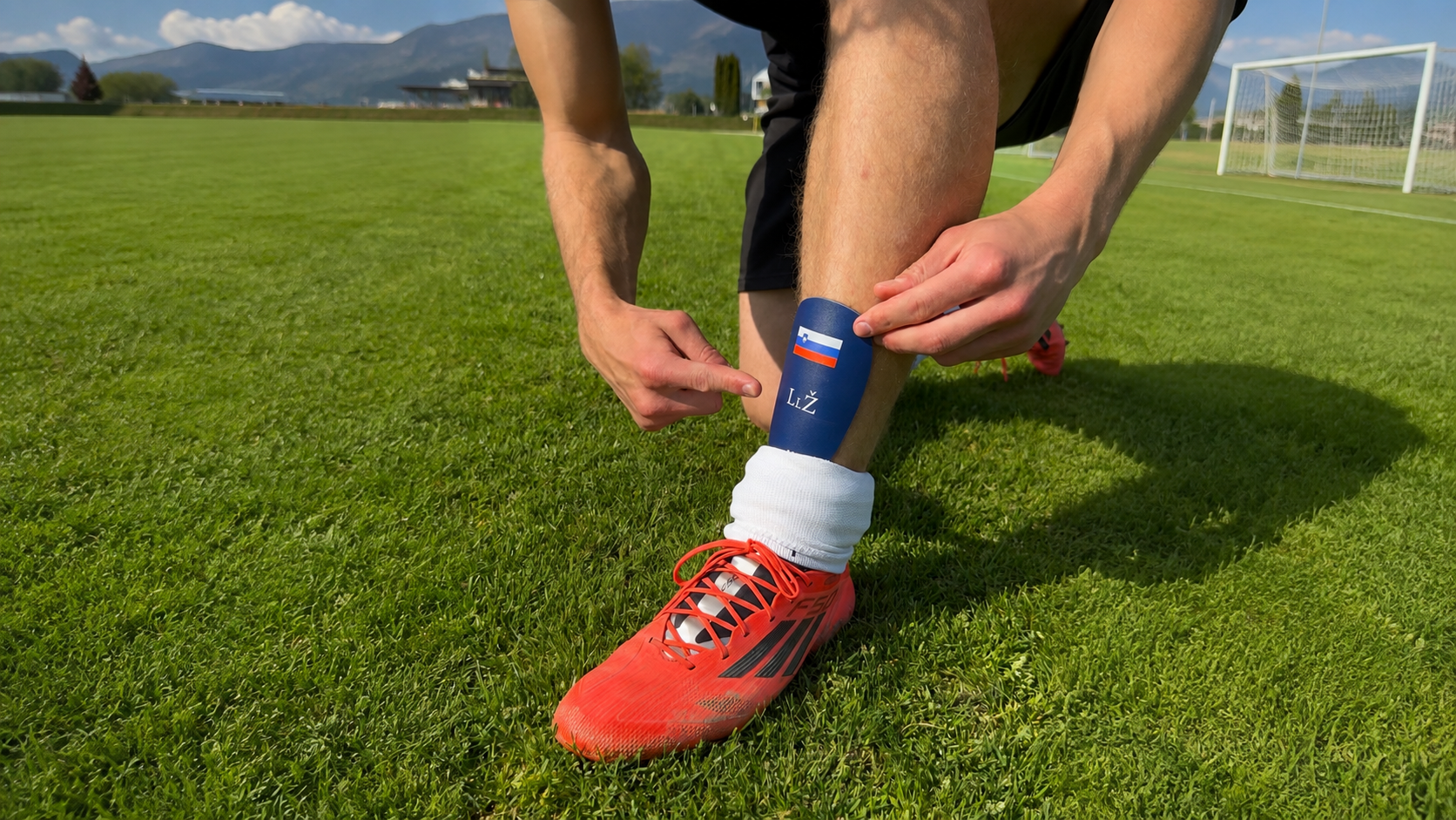 why do footballers wear Kickson mini shin pads